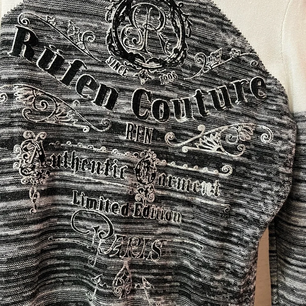 Rufen BOGO Monochrome Women's Turtleneck Sweater Studded Detail Size Small ⚫️ - Picture 6 of 9
